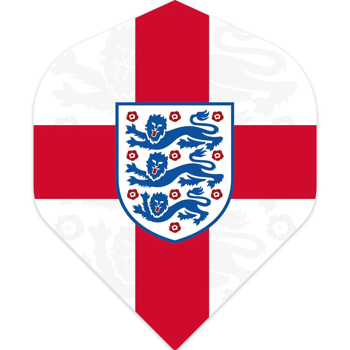 Official England 3 Lions Standard shape Dart Flights 5 sets