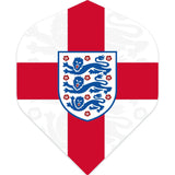Official England 3 Lions Standard shape Dart Flights 5 sets