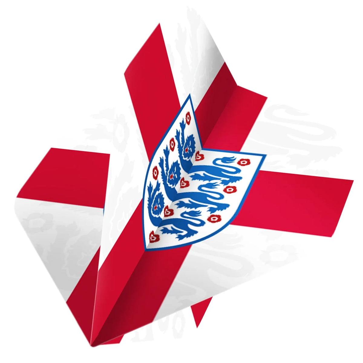 Official England 3 Lions Standard shape Dart Flights 5 sets