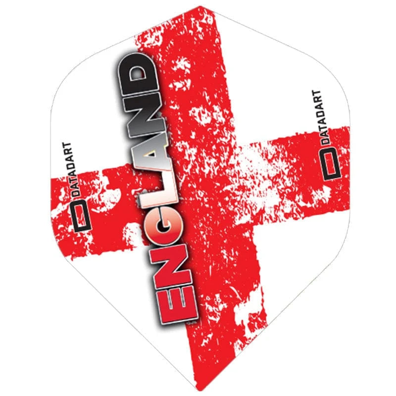 Datadart Nations England standard shape dart flights (5sets)