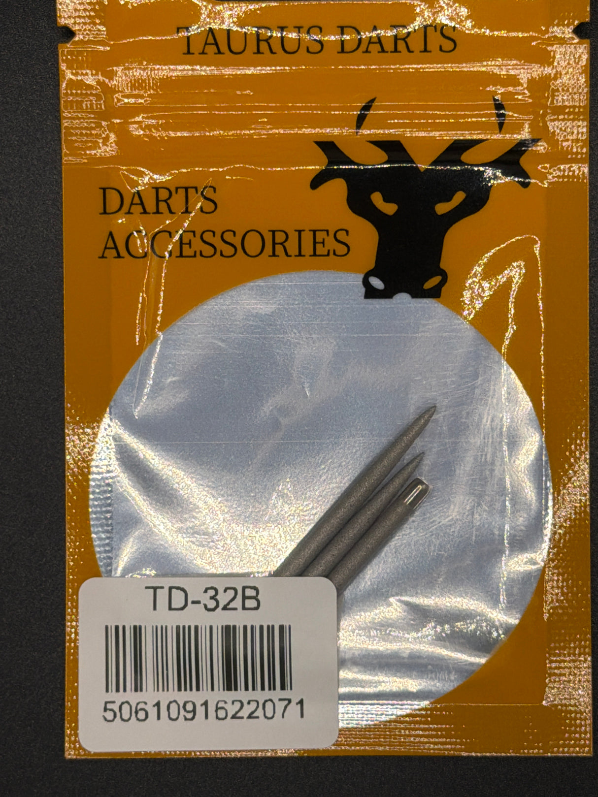 Taurus silver blasted dart points 25mm-60mm (1 set)