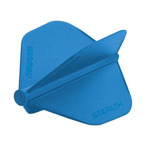 Winmau Stealth blue standard shape dart flights