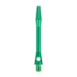 Green medium 41mm Aluminium stems/shafts/canes