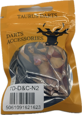 Taurus darts Daniella and Charlotte standard No.2 dart flights (5 sets)