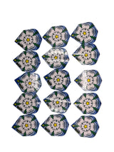 Taurus darts Yorkshire Rose NO6 standard shape dart flights 5 sets