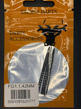 Taurus Black finger grip 1.1 dart points 42mm 1 set