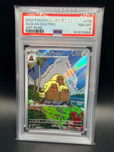 PSA NM 8 Alolan Dugtrio SV8 #116