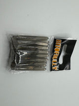 Black medium 41mm polycarbonate bubble dart stems/shafts/canes