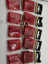 Red medium 41mm polycarbonate bubble dart stems/shafts/canes