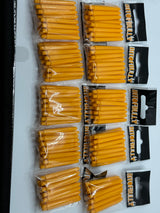 Orange medium 41mm dart stems/shafts/canes