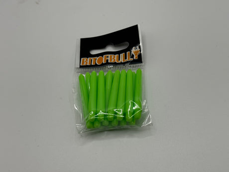 Green short 35mm dart stems/shafts/canes