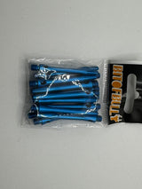 Blue medium 41mm Aluminium stems/shafts/canes