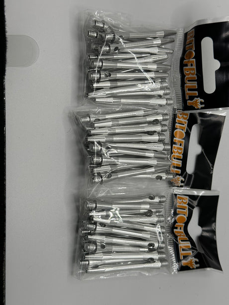 Silver medium 41mm Aluminium stems/shafts/canes