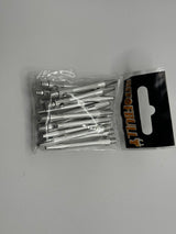 Silver medium 41mm Aluminium stems/shafts/canes