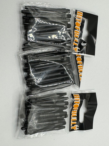 Black medium 41mm Aluminium stems/shafts/canes