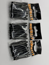 Black short 35mm Aluminium stems/shafts/canes