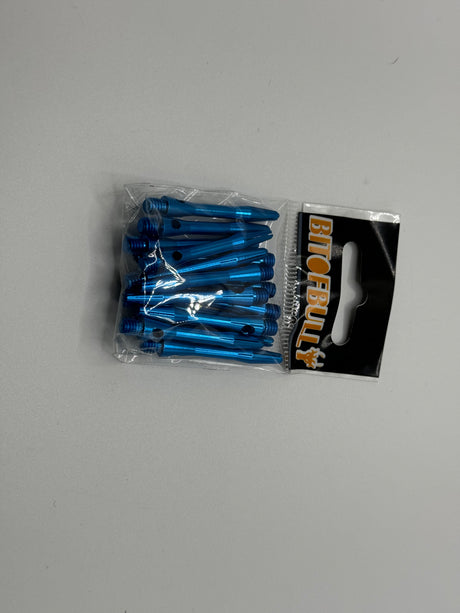 Blue short 35mm Aluminium stems/shafts/canes