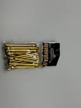 Gold long 48mm Aluminium stems/shafts/canes