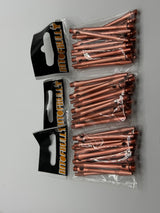 Orange long 48mm Aluminium stems/shafts/canes