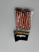 Orange long 48mm Aluminium stems/shafts/canes