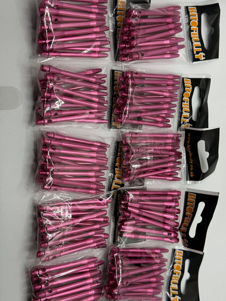 Pink long 48mm Aluminium stems/shafts/canes