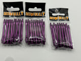 Purple long 48mm Aluminium stems/shafts/canes