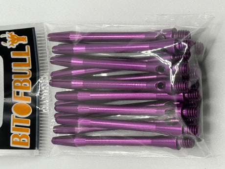 Purple long 48mm Aluminium stems/shafts/canes