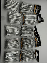 Silver long 48mm Aluminium stems/shafts/canes