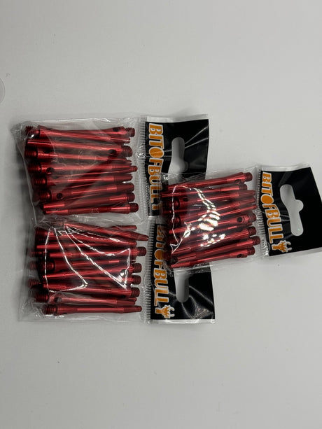 Red medium 41mm Aluminium stems/shafts/canes