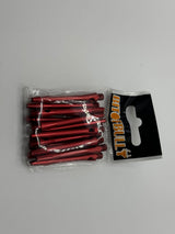 Red medium 41mm Aluminium stems/shafts/canes