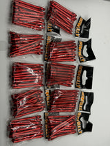 Red long 48mm Aluminium stems/shafts/canes