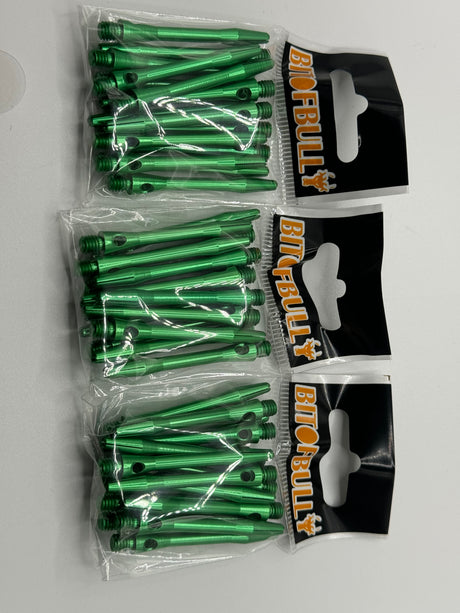 Green medium 41mm Aluminium stems/shafts/canes