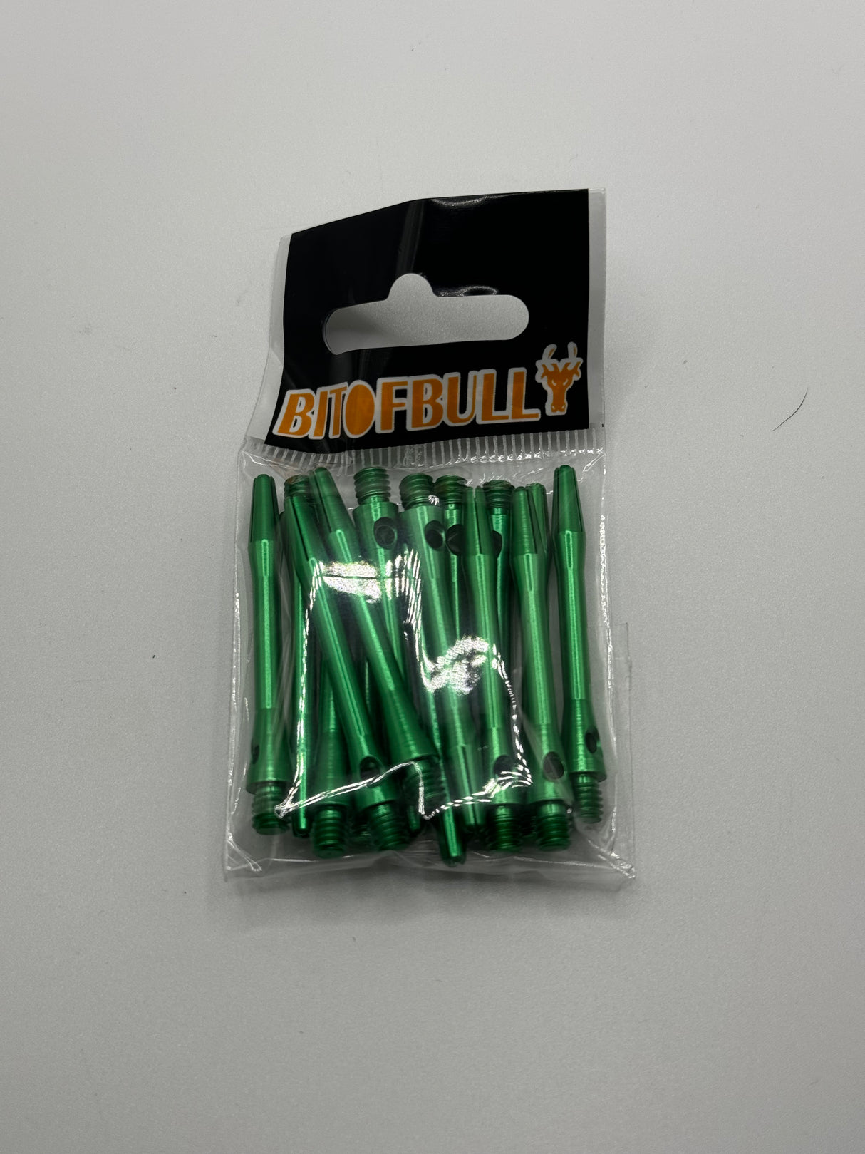 Green medium 41mm Aluminium stems/shafts/canes