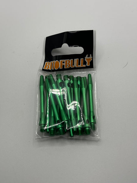 Green medium 41mm Aluminium stems/shafts/canes