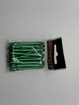 Green long 48mm Aluminium stems/shafts/canes