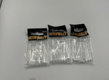 Clear medium 41mm polycarbonate bubble dart stems/shafts/canes