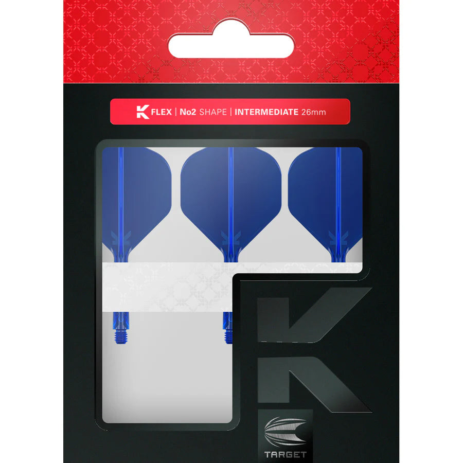 Target K-FLEX Blue NO2 Dart Flights and Shafts