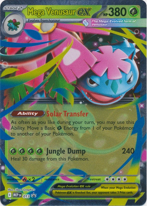 Pokemon Black Star Promo- Mega Venusaur ex MEP 013