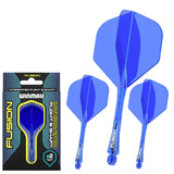 Winmau Fusion NO 2 Blue Integrated Dart Flight & Shaft