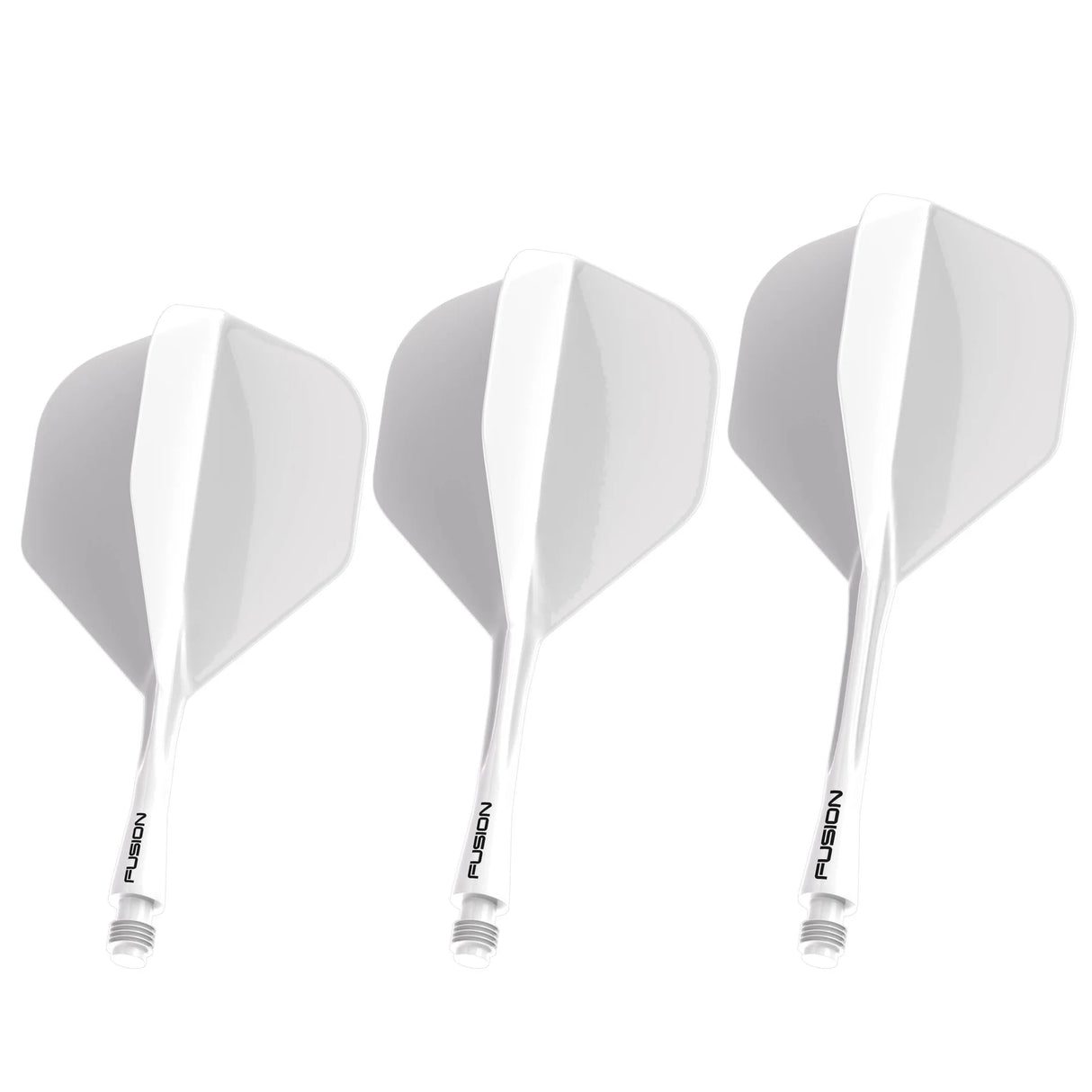 Winmau Fusion NO 2 White integrated Dart Flight & Shaft