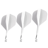 Winmau Fusion NO 2 White integrated Dart Flight & Shaft