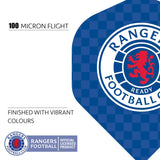 Rangers FC Standard shape Dart Flights Checkered (5sets)