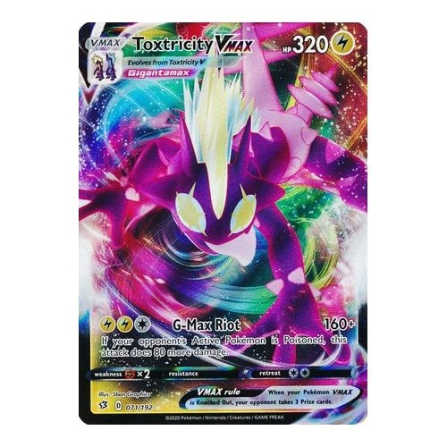 Pokemon Rebel Clash - 071/192 Toxtricity VMAX (Full Art)