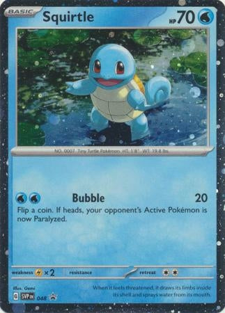 Pokemon Black Star Promo- SVP 048 Squirtle