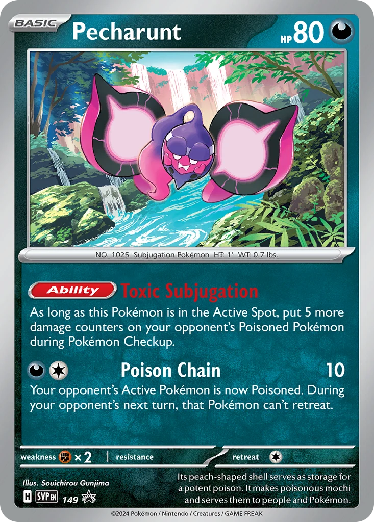 Pokemon Black Star Promo- Pecharunt SVPen149