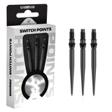 Winmau Switch Dart Points Smooth Black