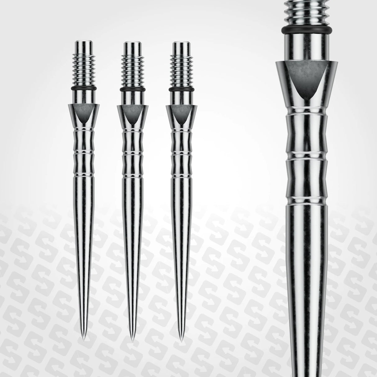 Winmau Switch Dart Points Wave Silver