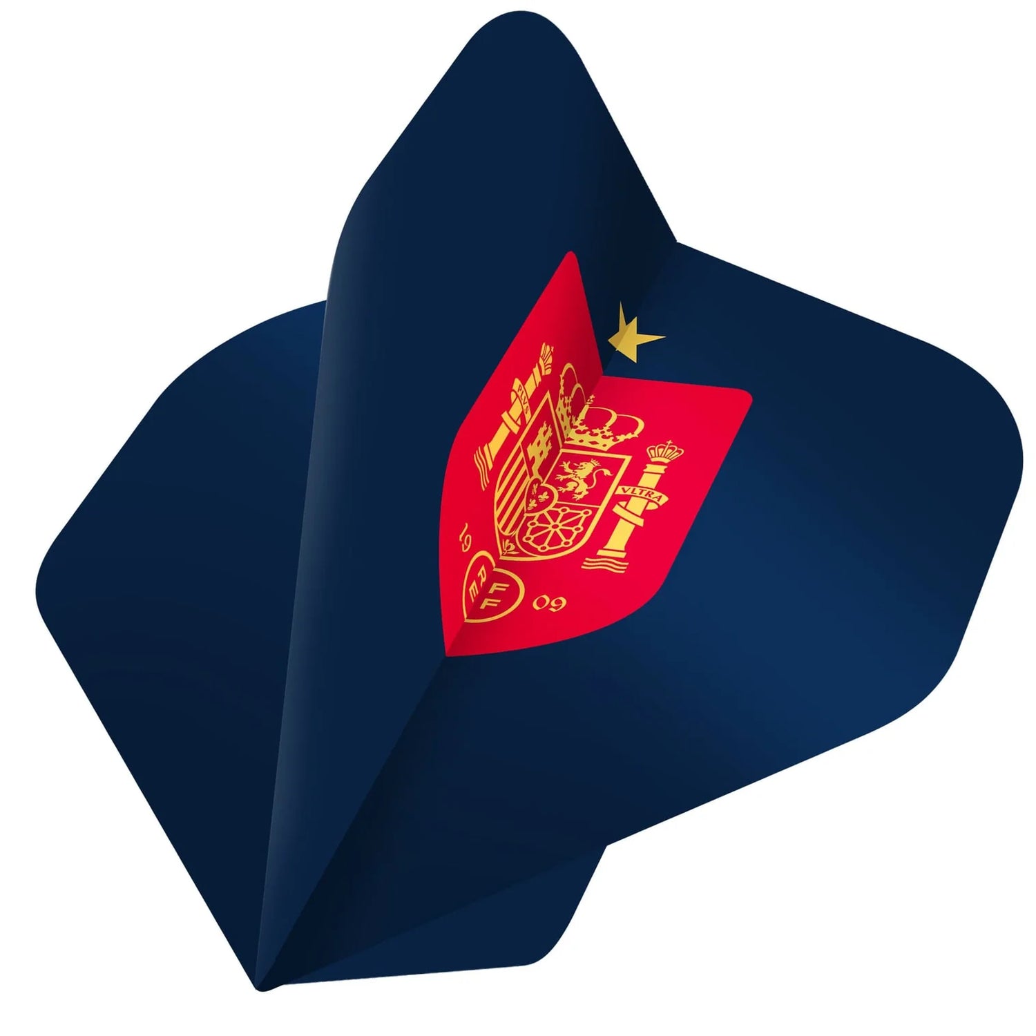 Official Espana (Spain, Blue) Football Standard Shape Dart Flights 5 sets