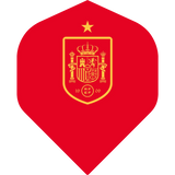 Official Espana (Spain, Red) Football Standard Shape Dart Flights 5 sets