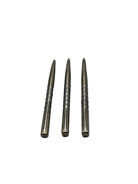 The 32mm size of the Taurus darts silver finger grip range
